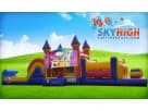 My Little Pony 50ft obstacle course rental in Dallas with wet or dry slide, ideal for Lewisville birthday parties.