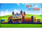 Renta de Paw Patrol brincolín de 50ft con tobogán acuático en Austin, ideal para fiestas en Cedar Park.