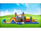 50ft Roblox obstacle course rental in Austin with wet or dry slide, ideal for Pflugerville events.