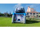50ft Star Wars obstacle course rental in Houston with wet or dry slide, perfect for Pasadena events.