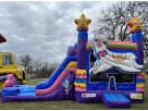 Llama bounce house rental in Dallas with wet or dry slide option, ideal for Fort Worth parties.