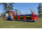 60ft Obstacle Course rental in Austin with dual-lane slides, pop-ups, and rock climbs—perfect for San Marcos events.