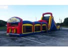 60ft obstacle course rental in Austin with dual slides, pop-ups, and rock climbs—ideal for Georgetown birthday parties.