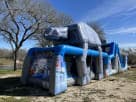 50ft Star Wars obstacle course rental in Dallas with wet or dry slide options, perfect for Garland birthday parties and events.