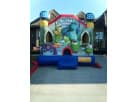 13x13 Monsters University bounce house rental in Austin—perfect for Pflugerville birthday parties with colorful character design.