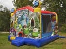 Monsters University 13x13 bounce house rental in Austin with slide — ideal for San Marcos parties.
