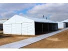 40ft x 50ft drive-through tent rental in Houston ideal for large events and curbside services in Katy.