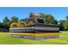 Adrenaline Rush Junior obstacle course en renta en Houston con rock climb y slide, ideal para fiestas en Pearland.