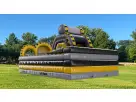Adrenaline Rush Toxic Junior obstacle course rental in Dallas with rock climb and slide — ideal for Frisco parties.