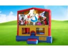 Alice in Wonderland 13x13 bounce house rental in Austin, perfect for Cedar Park birthday parties.