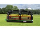 All in One Sports dual-game bounce house rental in Austin with 8 activity options, set up in a grassy park ideal for Georgetown