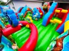 Toddler Animal Kingdom obstacle course rental in Dallas with colorful slides and tunnels, ideal for Grand Prairie birthday