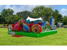 Perfect for Irving toddler parties, this Paw Patrol bounce house rental in Dallas features colorful slides and towers