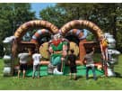 Viking Axe Throw interactive game rental in Austin, perfect for Buda backyard parties and events.