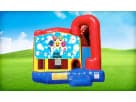 Perfect for Dallas birthday parties, this Baby Shark 4in1 combo rental features a wet or dry slide ideal for cooling off this