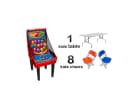 Juego Balloon Pop Carnival en renta en Austin con sillas y mesa para niños, ideal para fiestas en Kyle.