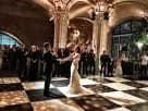 Black and White Dance Floor Rental Houston