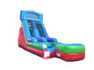Perfect for Austin birthday parties, this Transformers wet/dry slide rental features dual lanes and climbing wall for hours