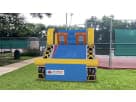 Mini Basketball Shootout rental in Austin with dual hoops and three basketballs—perfect for Buda interactive parties.