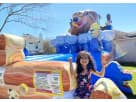Bear Camp double lane water slide rental in Houston with wet/dry capability, ideal for Pasadena parties.