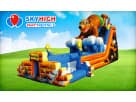 Bear Camp (Double Lane Water Slide w/Pools) Infaltable