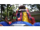 Multi-sport water slide rental in Houston with 18ft wet or dry slide, perfect for Sugar Land summer parties and kids ages 3