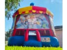 Perfect for Kyle birthday parties, this Disney-licensed Toy Story 4 bounce house rental in Austin features vibrant red, blue