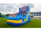 Birthday surprise water slide rental in Houston with wet or dry slide option, perfect for kids' parties in Pearland.
