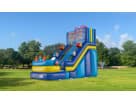20ft birthday water slide rental in Houston with wet or dry slide option, perfect for Pasadena kids' parties ages 3 and up.
