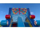 Perfect for Houston birthday parties, this 20ft water slide rental features wet or dry functionality ideal for kids ages 3 and up.