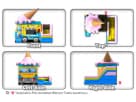 Ice Cream Truck bounce house rental in Austin with attached slide—perfect for Round Rock birthday parties.