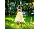 Professional bubble machine rental in Austin generating 1000 bubbles per minute—ideal for Round Rock outdoor parties.