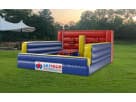 Interactive bungee run and joust combo bounce house rental in Austin, ideal for kids and adults at large events.