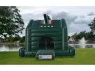 Perfect for Austin military-themed parties, this green tank bounce house rental holds up to 5 children ages 3–8.