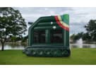 Renta de brincolín militar Tank Bounce House en Austin, perfecto para niños de 3 a 8 años en fiestas temáticas del ejército.