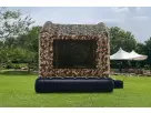 Perfect for McKinney parties, this camo military bounce house rental in Dallas holds 5 to 7 kids and features a classic black