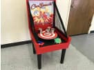 Fire-themed Can Smash carnival game rental in Houston—interactive toss game perfect for League City events and parties of all