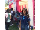 Pink and white carnival treat shop rental with dual serving windows available in Houston, ideal for Cypress event entertainment.