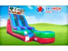 15ft Christmas Retro Wet/Dry Slide Houston