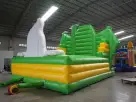 Christmas Holiday Maze bounce house rental in Austin with obstacle course features, ideal for Round Rock parties.