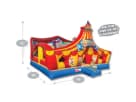 Circus toddler obstacle course rental in Austin with 8-kid capacity, ideal for Buda birthday parties.