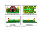 Corn maze obstacle course rental in Austin with barn and corn tower design, ideal for fall festivals and farm-themed events