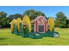 Perfect for fall festivals in Austin, this corn maze obstacle course rental features multiple activities ideal for all ages.