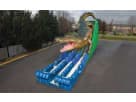 Perfect for Sugar Land parties, this giant crocodile water slide rental in Houston features dual fast-moving lanes ideal for wet