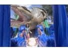 King Croc wet and dry slide rental in Houston with dual water lanes—ideal for Pasadena parties.