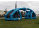 Water Balloon Battle interactive rental in Dallas with dual arches—perfect for Fort Worth summer parties.