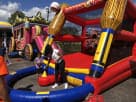 Perfect for Dallas birthday parties, this inflatable baseball game rental features interactive batting gameplay ideal for kids