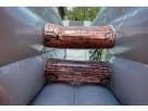 Curso de obstáculos Black Ops con desafíos de escalada y toboganes duales en renta de Dallas, ideal para fiestas temáticas
