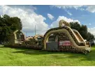 100ft Boot Camp Military Obstacle Course rental in Dallas with dual slides, ideal for team building in Garland.