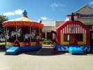Pirate-themed bounce house rental in Dallas, holds 6-8 kids, ideal for Lewisville birthday parties.